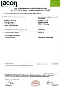Dein Brot Zertifikat