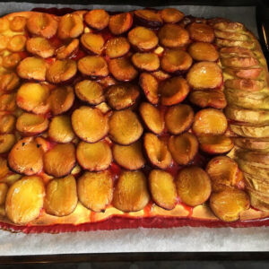 Hefeblechkuchen Obstblechkuchen